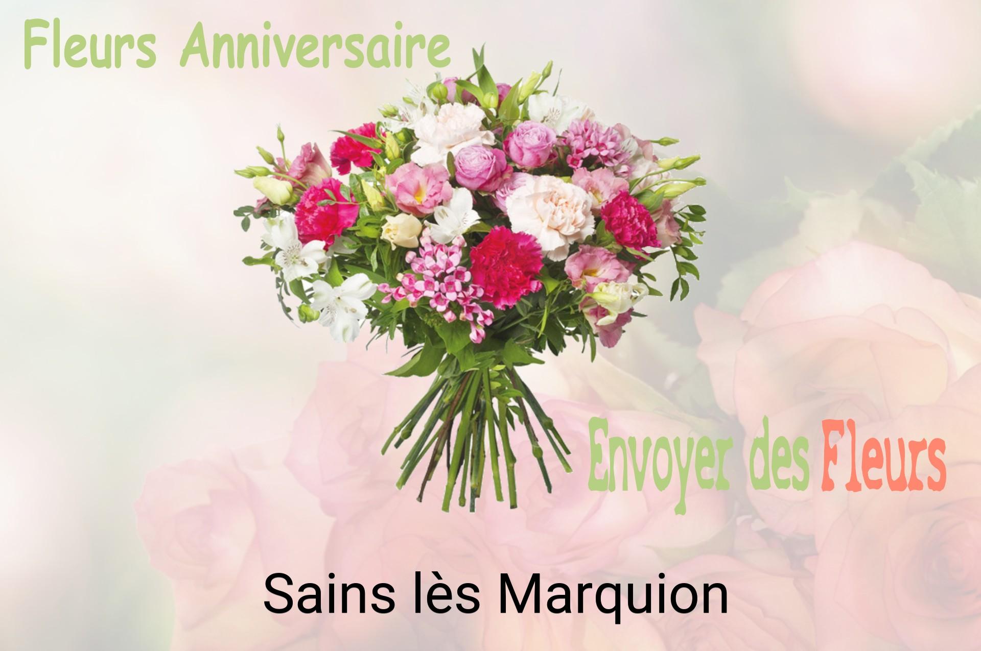 Bouquet de fleurs d’anniversaire livré à Sains-lès-Marquion