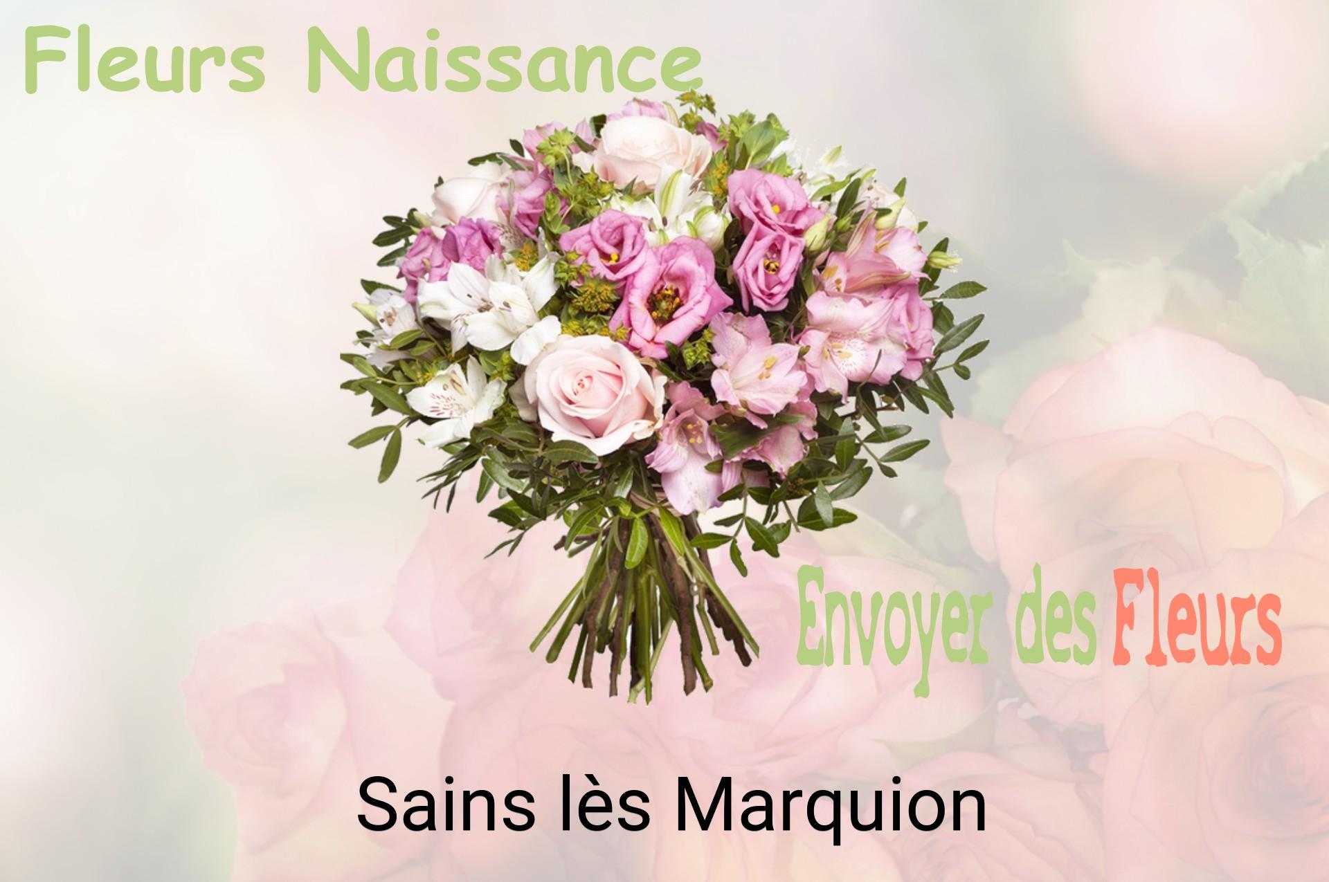 Bouquet de fleurs de naissance livré à Sains-lès-Marquion